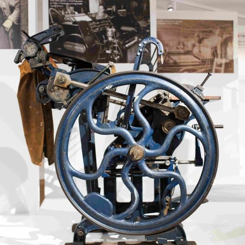 Arab Treadle Press with Compositor’s Jacket