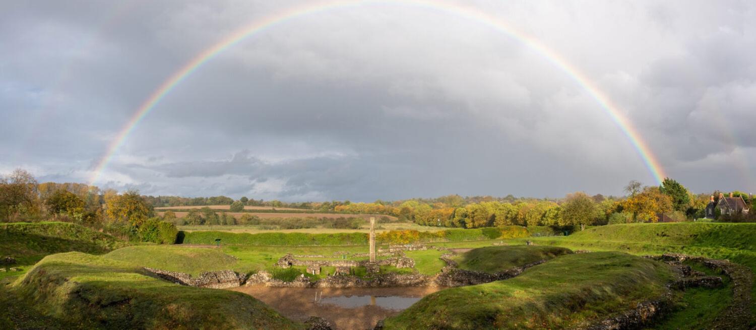 Rainbow over Roman Theatre