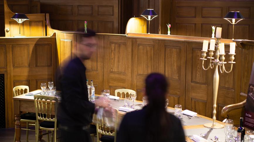 Courtroom at Christmas