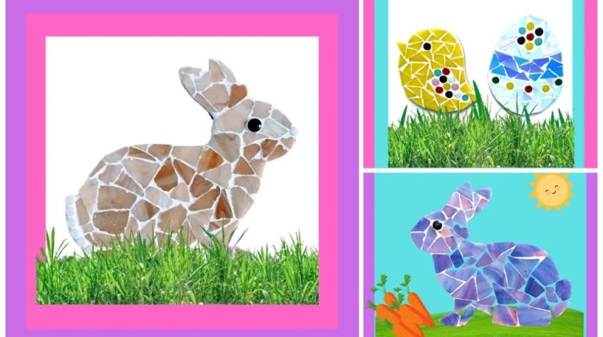 Easter themed mosaics