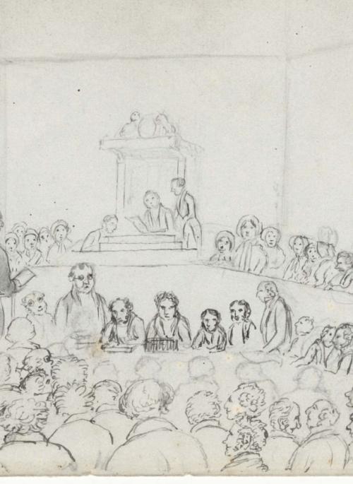 A sketch of The Bribery Commission by Buckingham