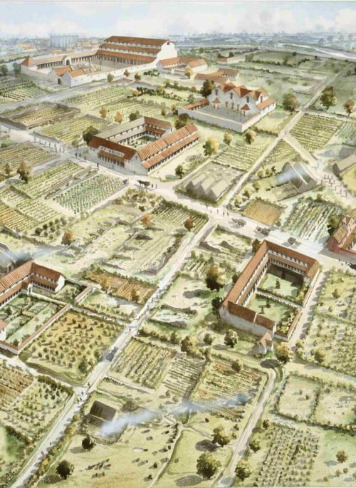 Artists impression of Roman Verulamium