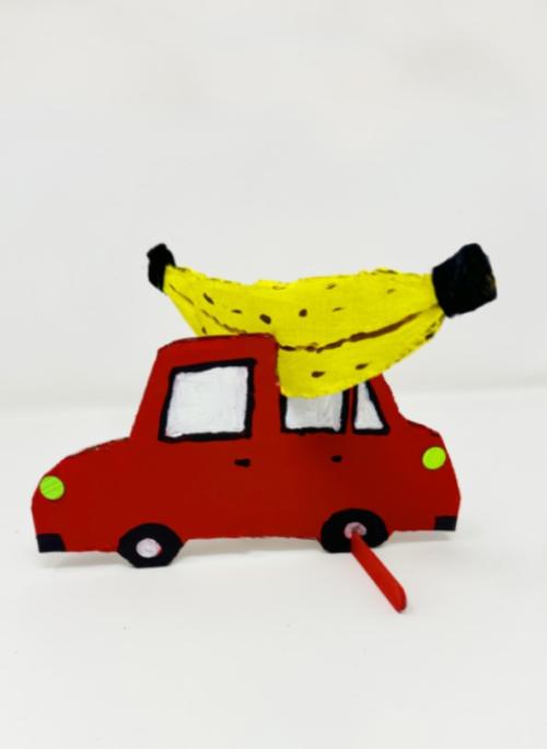 Thingamabob craft of banana car